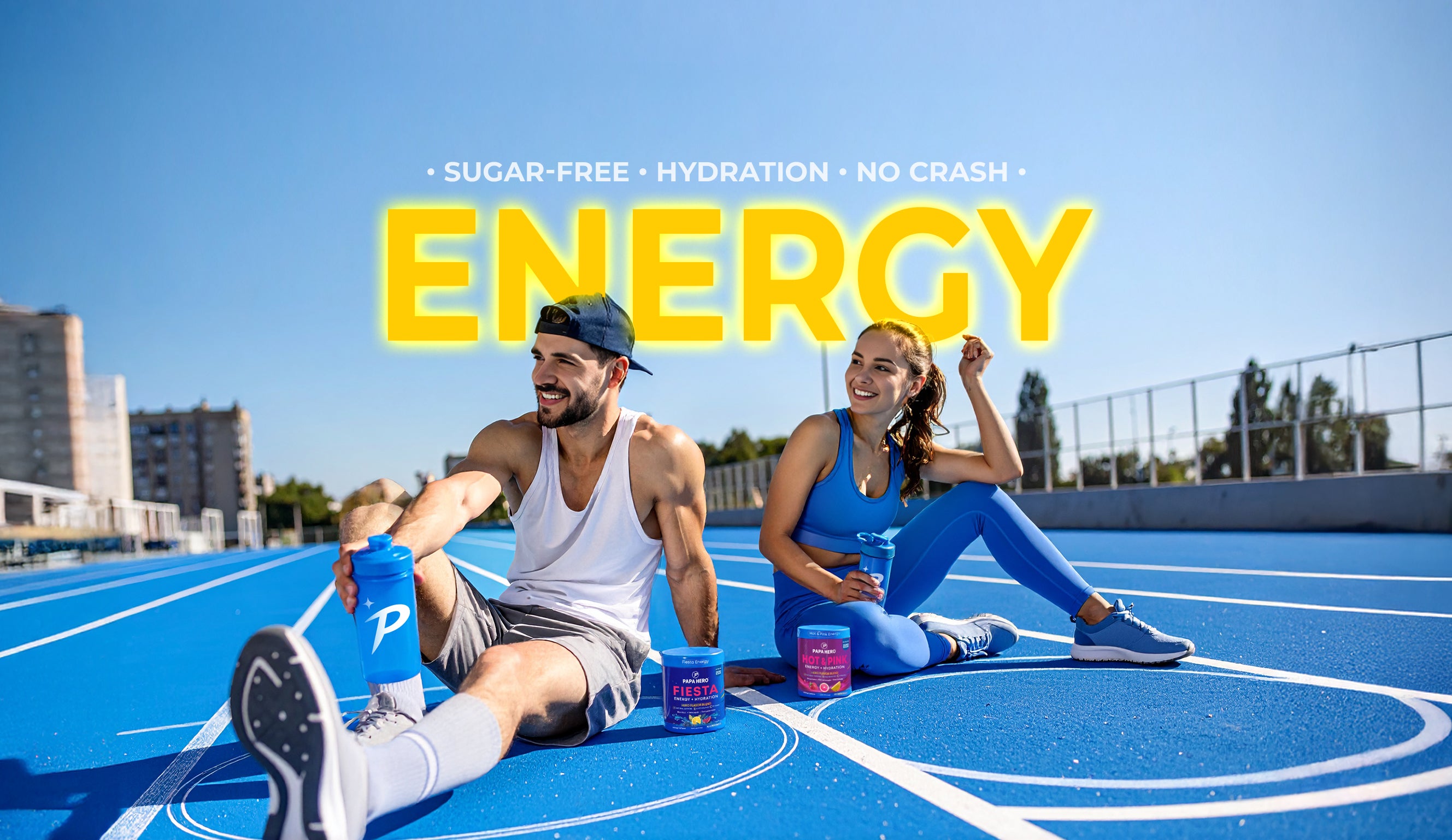 FIESTA Energy Powder – PAPA HERO sugar-free hydration